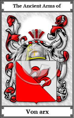 Von arx Family Crest Download (JPG)  Book Plated - 150 DPI